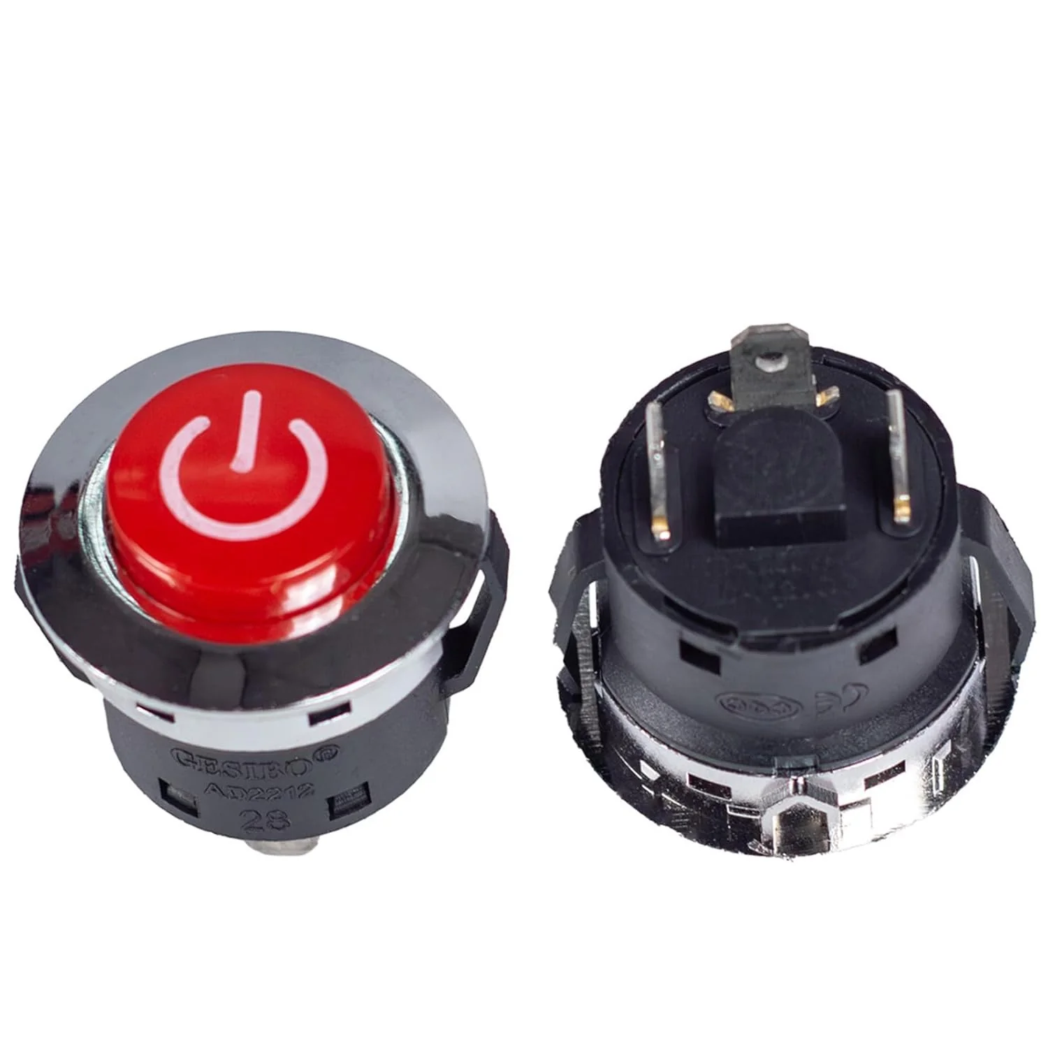 Red Round Power Start Button Switch for Ride-On Cars - Image 7