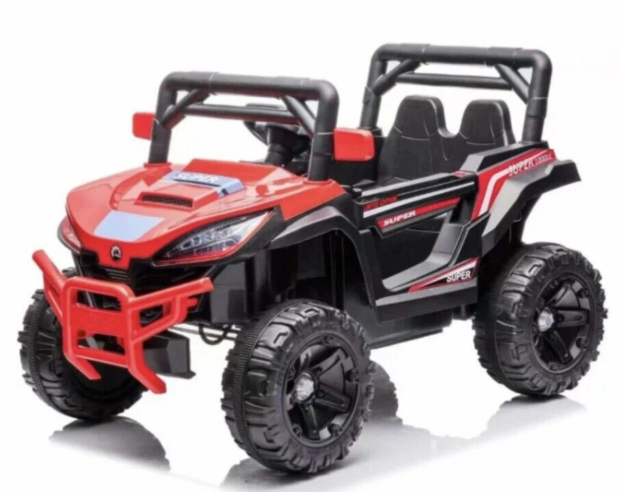 Red UTV Ride On Car for Kids with Remote Control and Sound Effects - Image 10