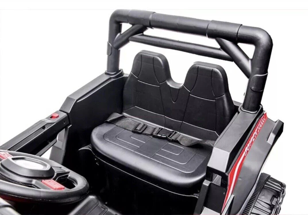 Red UTV Ride On Car for Kids with Remote Control and Sound Effects - Image 8