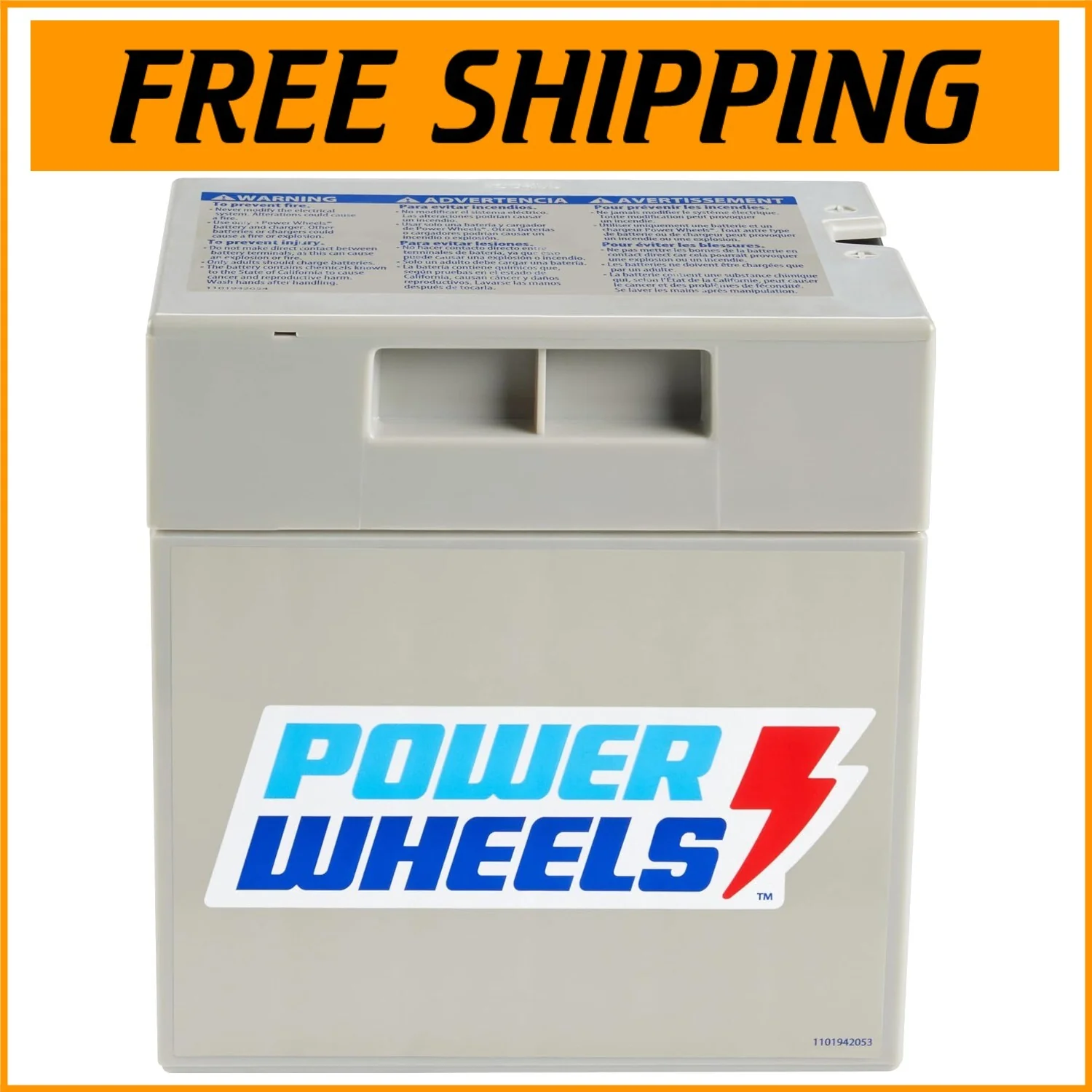 Reliable 12-Volt 12Ah Lead Acid Battery for Preschool Ride-On Vehicles