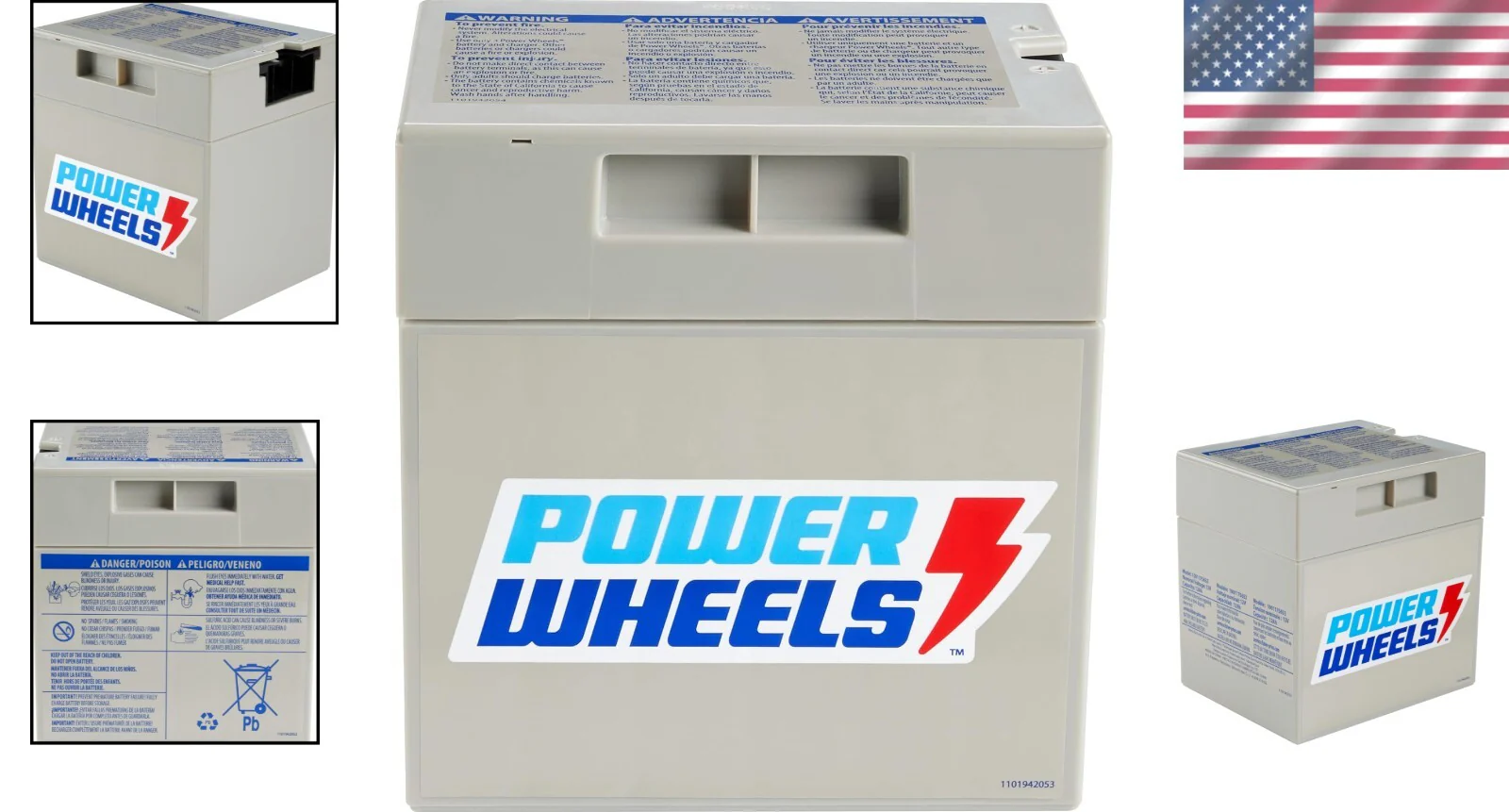 Reliable 12-Volt 12Ah Lead Acid Battery for Preschool Ride-On Vehicles - Image 2
