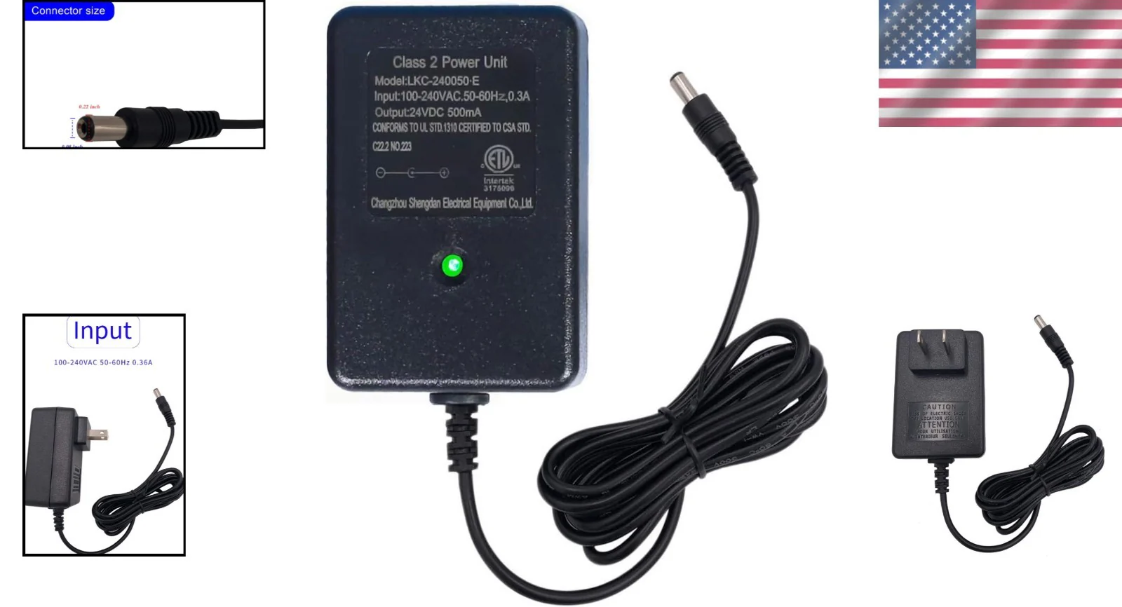 Reliable 24V Battery Charger with LED Indicator for Kids Ride-On Toys and Strollers - Image 2