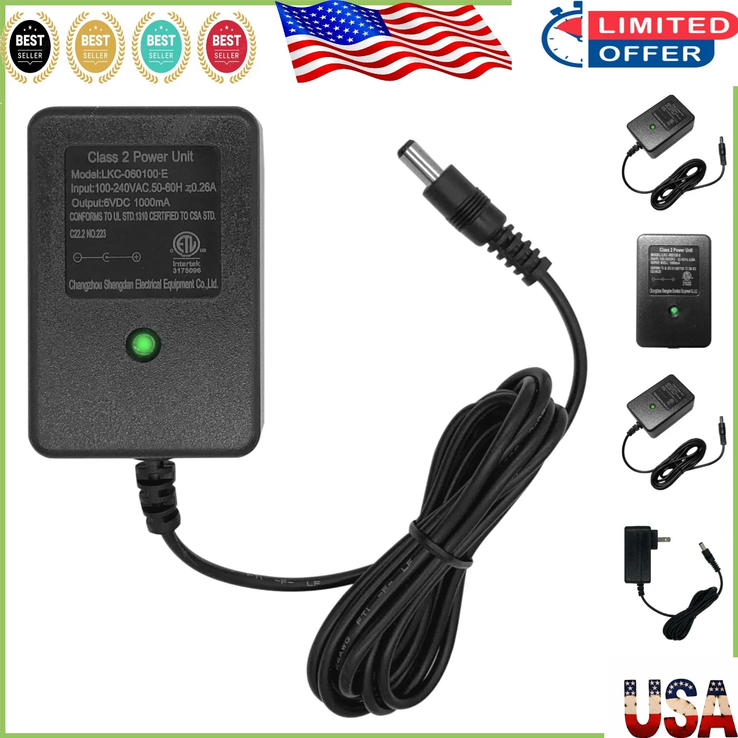 Durable 6V Safety-Certified Charger for Toddler Ride-On Batteries - Image 12