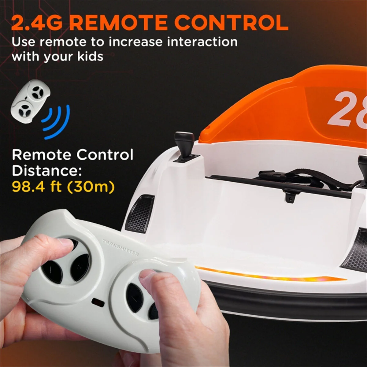 Remote Control Baby Bumper Car Ride-On Toy for Infants and Toddlers Safe and Fun - Image 2