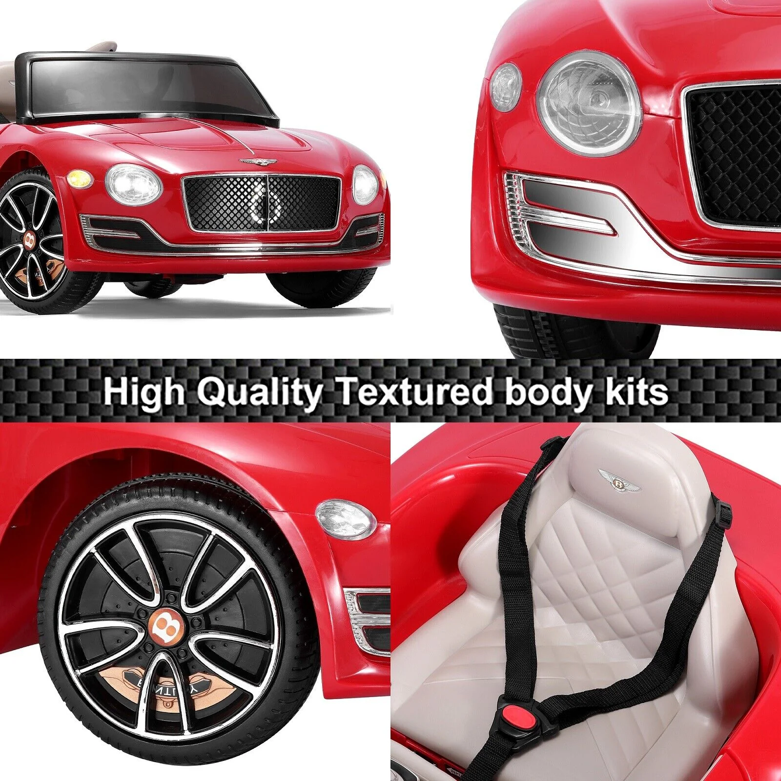 Remote Control Bentley Style Electric Car for Kids - 12V Ride-on Toy - Image 43