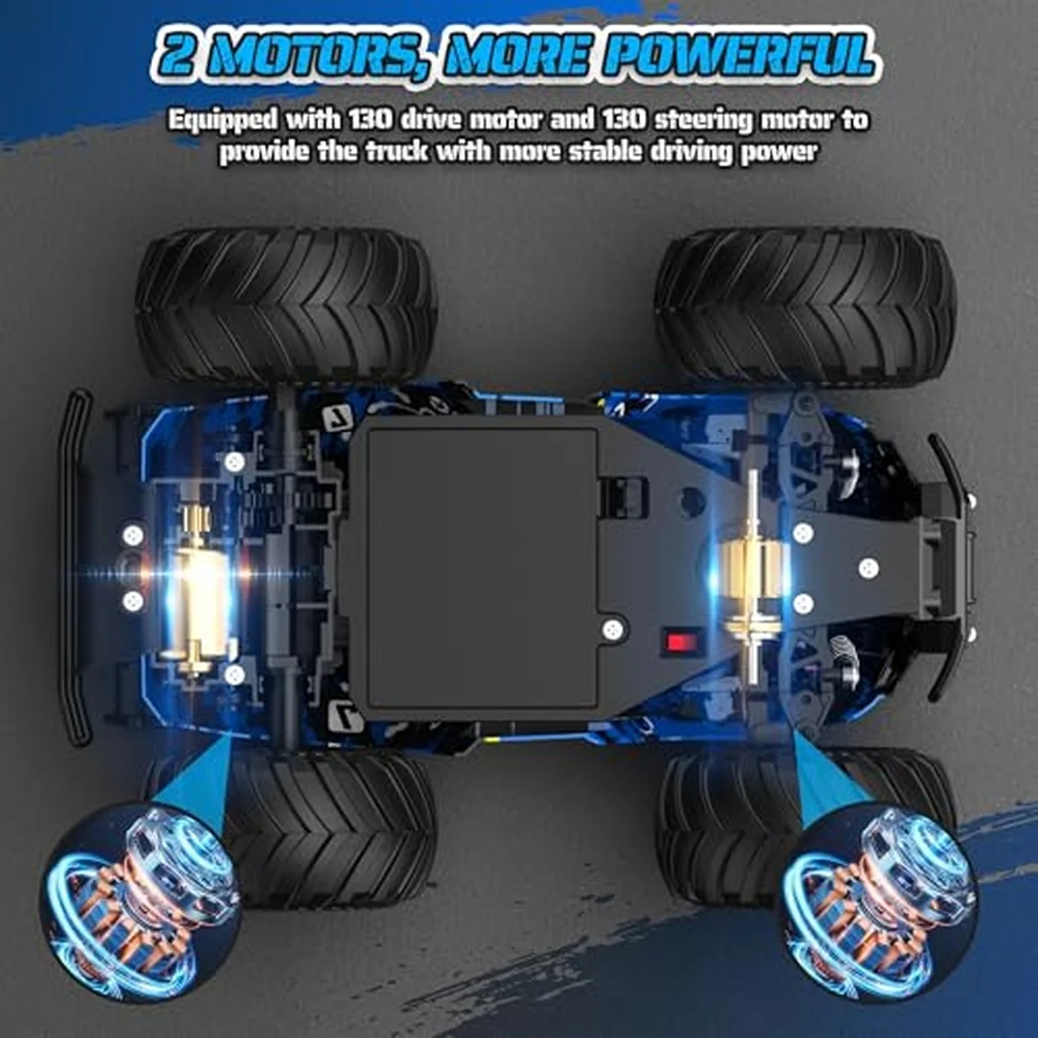 All-Terrain Remote Control Truck with Headlight for Boys Ages 8-12 - Image 7