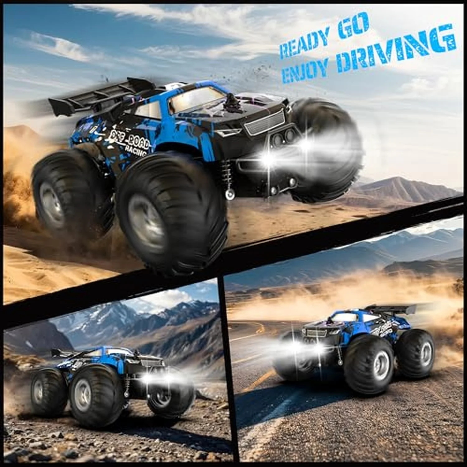 All-Terrain Remote Control Truck with Headlight for Boys Ages 8-12 - Image 9