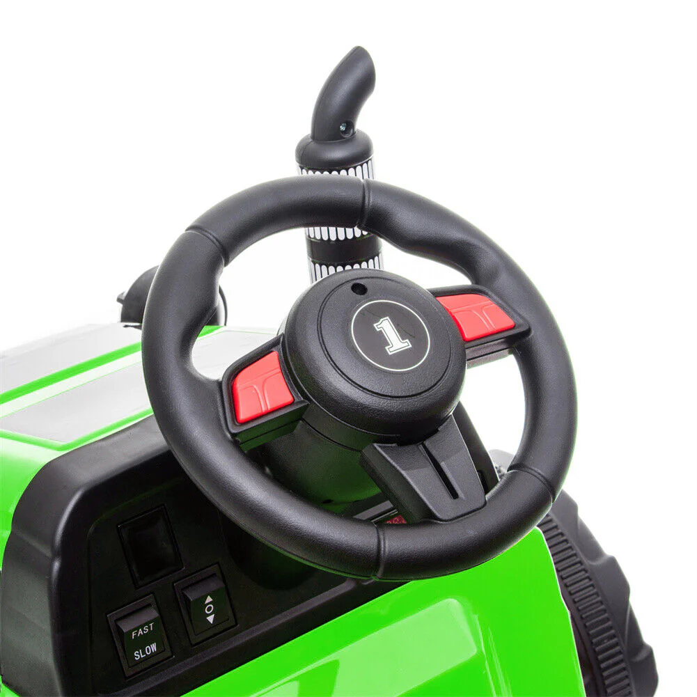 Remote Control Electric Excavator Toy Tractor for Kids - 12V with 2.4GHz RC - Image 14