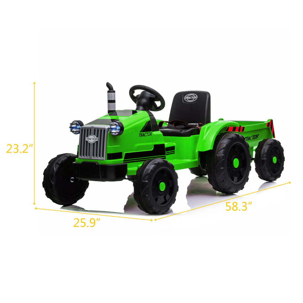 Remote Control Electric Excavator Toy Tractor for Kids - 12V with 2.4GHz RC - Image 3