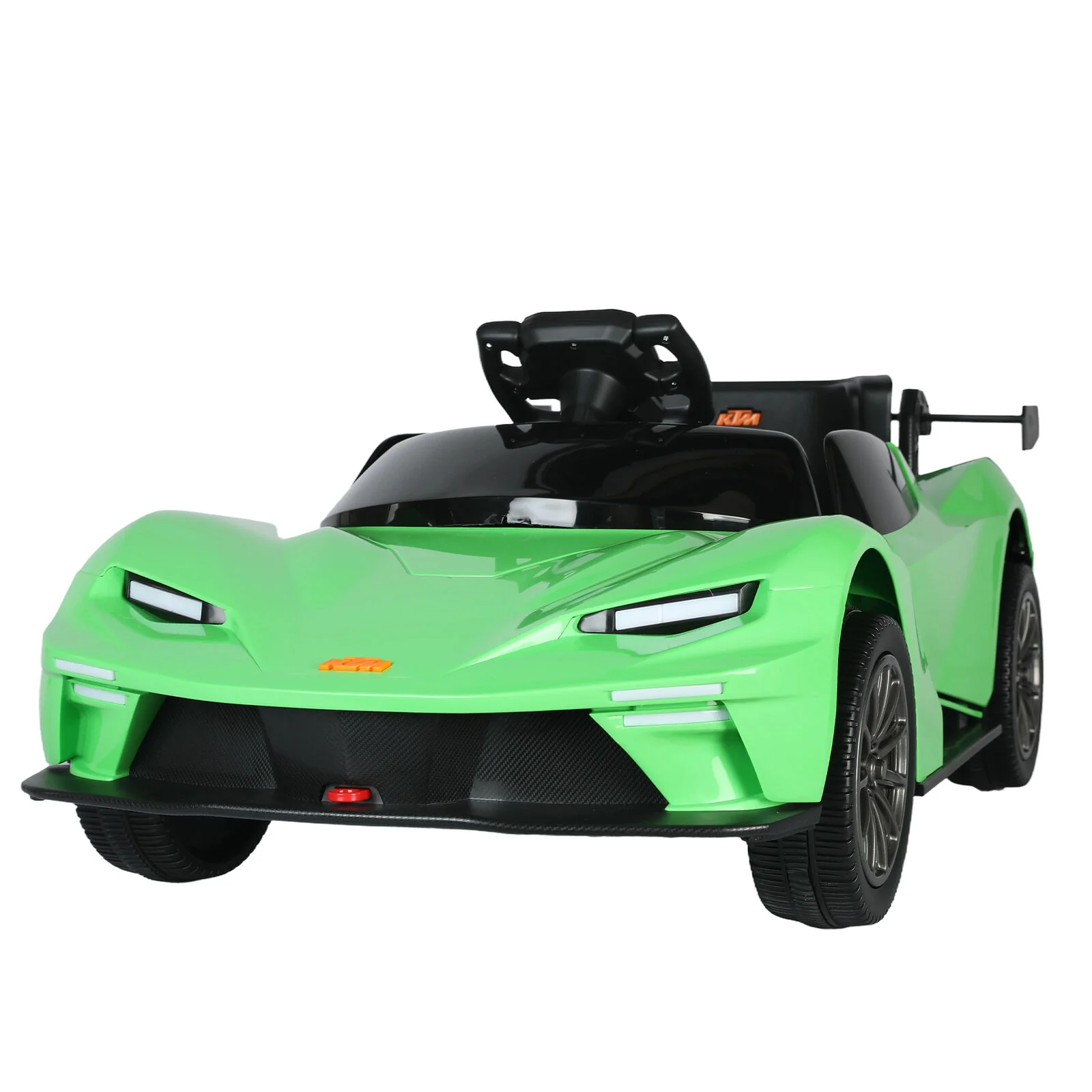 Remote Control Electric Ride-On Car with MP3 Player and LED Lights - Green - Image 20