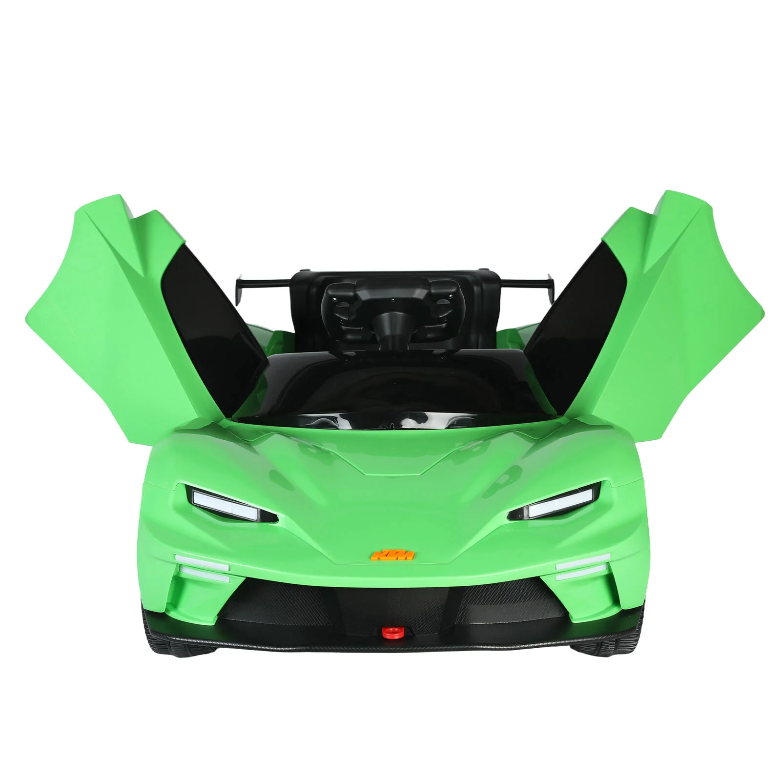 Remote Control Electric Ride-On Car with MP3 Player and LED Lights - Green - Image 7