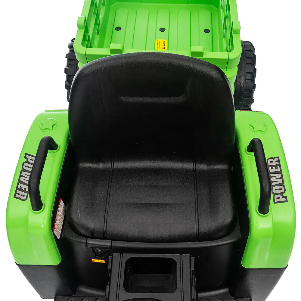 Remote Control Electric Tractor Trailer Ride-On Toy for Kids - 12V Battery Powered - Image 11