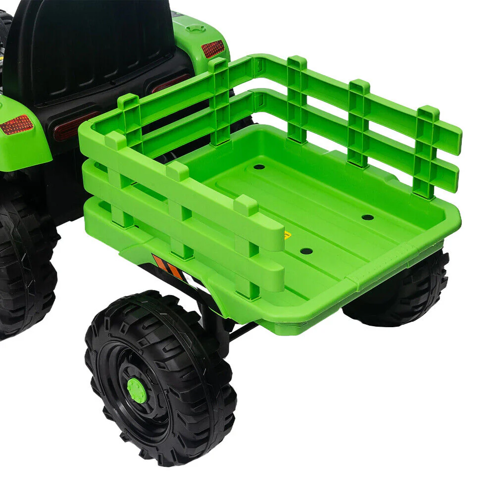 Remote Control Electric Tractor Trailer Ride-On Toy for Kids - 12V Battery Powered - Image 6