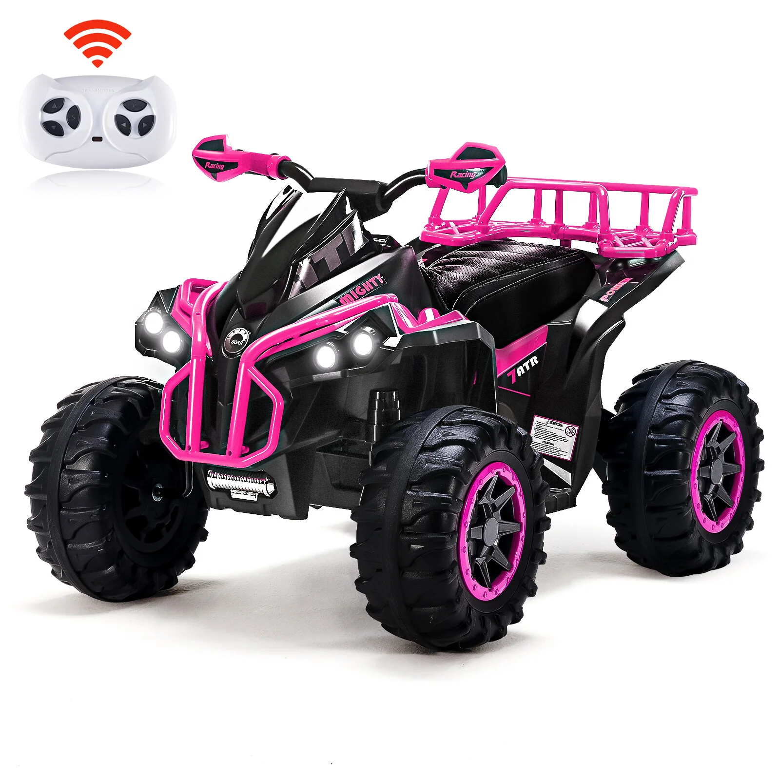 Electric Remote Control Four-Wheeler Ride-On Toy for Kids with Music, LED Lights, and USB Charging - Image 16
