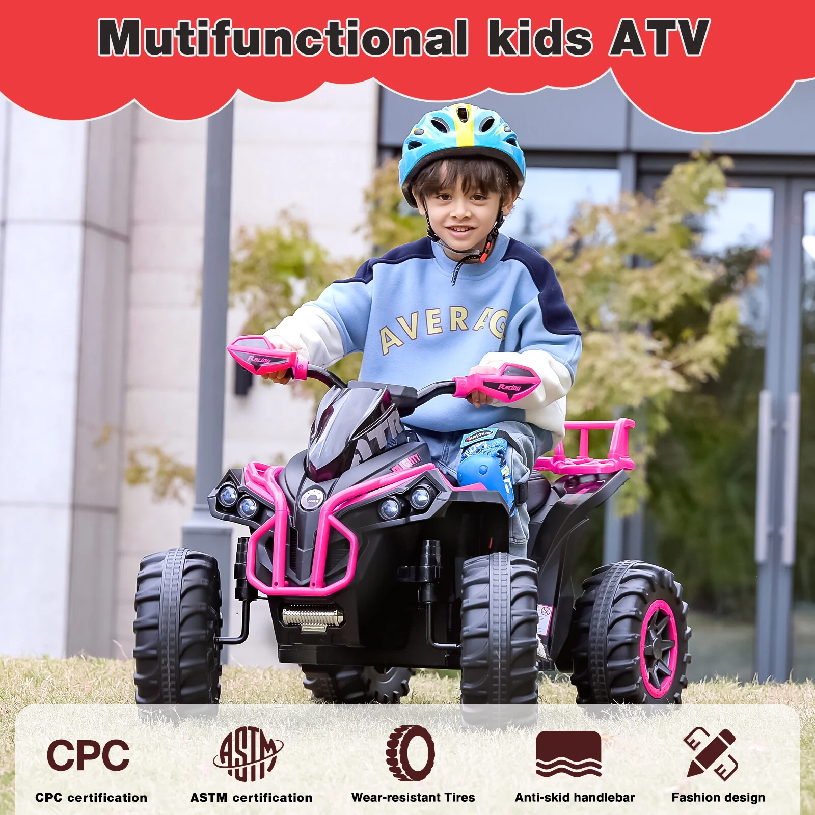 Electric Remote Control Four-Wheeler Ride-On Toy for Kids with Music, LED Lights, and USB Charging - Image 21