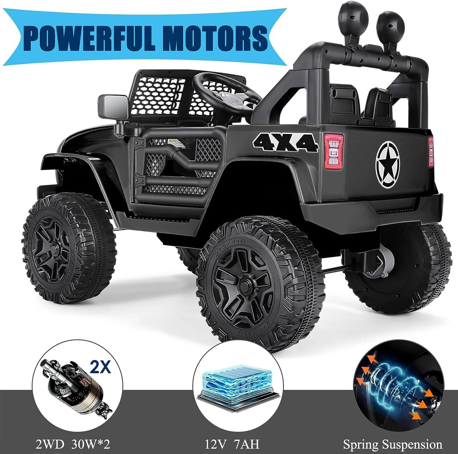 Remote Control Lamborghini Electric Car for Kids - 24/12V Ride-On Truck - Image 25