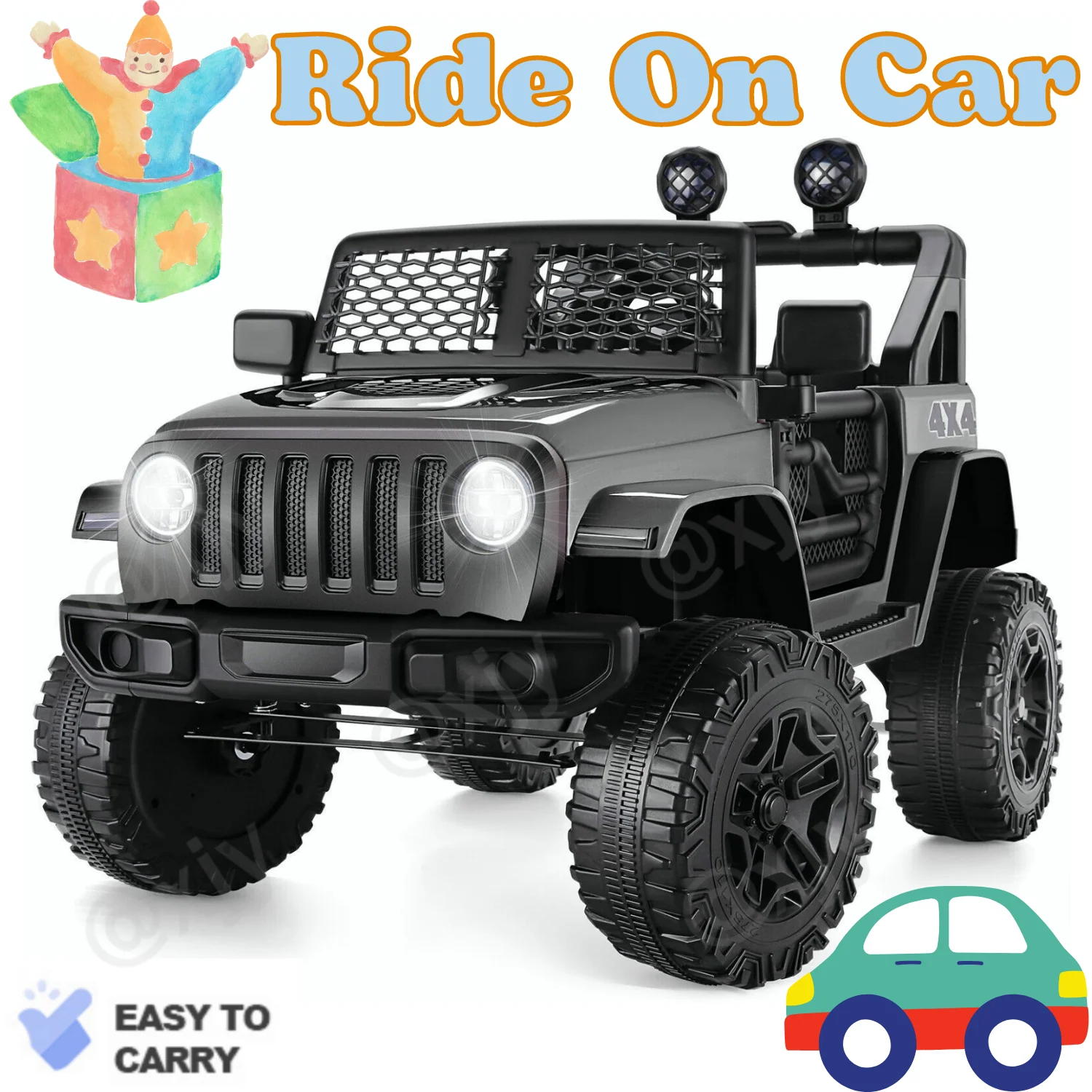 Remote Control Lamborghini Electric Car for Kids - 24/12V Ride-On Truck - Image 27