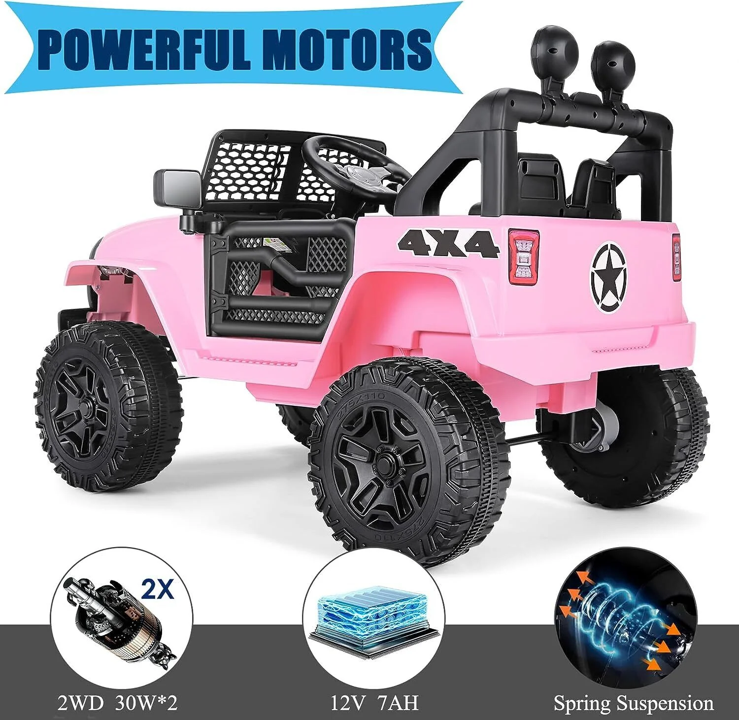 Remote Control Lamborghini Electric Car for Kids - 24/12V Ride-On Truck - Image 37