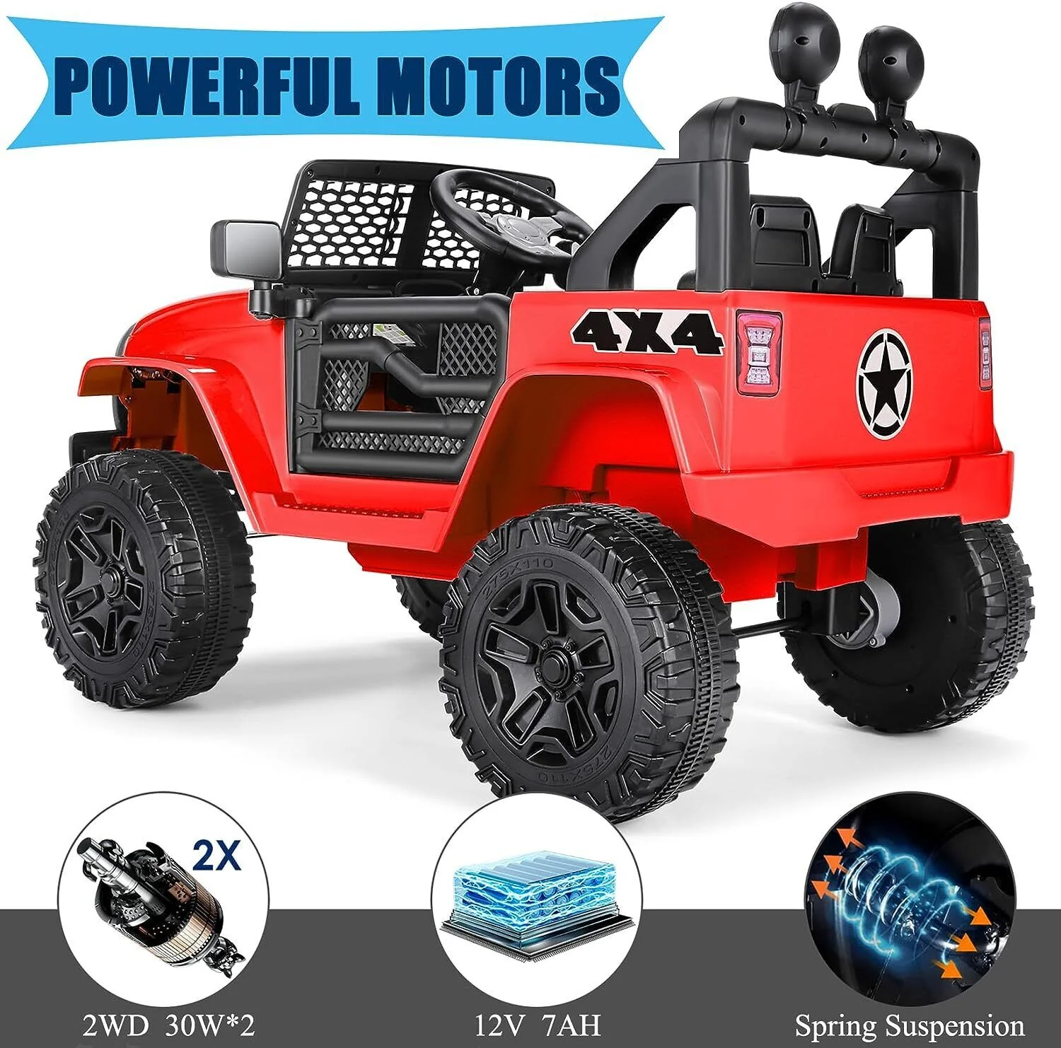 Remote Control Lamborghini Electric Car for Kids - 24/12V Ride-On Truck - Image 49