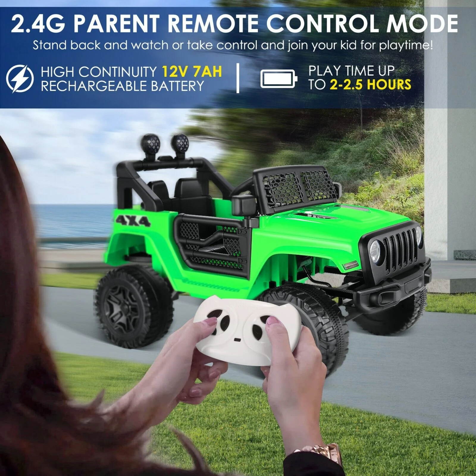 Remote Control Lamborghini Electric Car for Kids - 24/12V Ride-On Truck - Image 53
