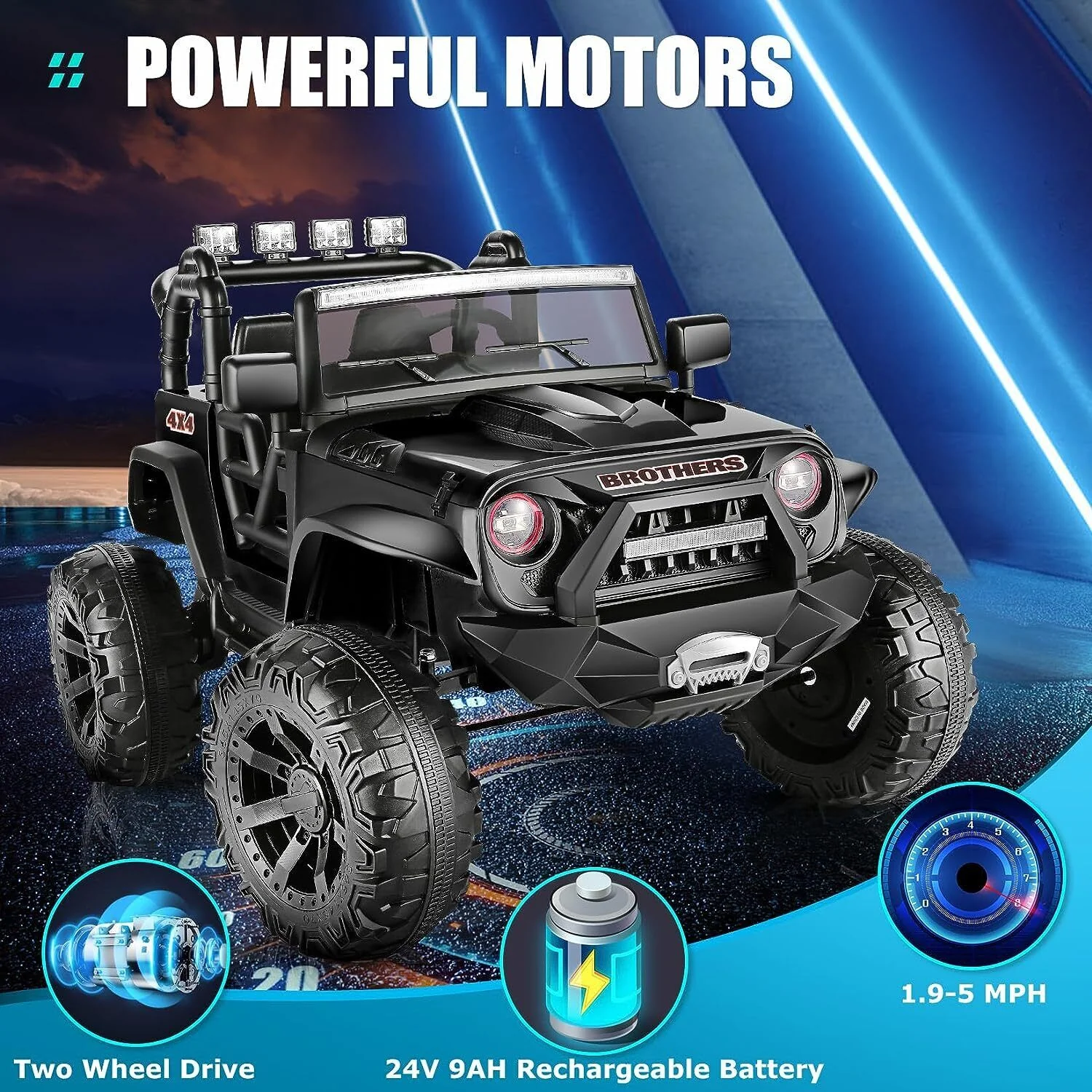 Remote Control Lamborghini Electric Car for Kids - 24/12V Ride-On Truck - Image 72