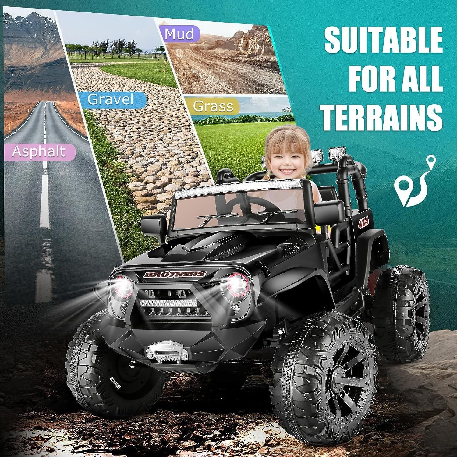 Remote Control Lamborghini Electric Ride-On Car for Kids 24/12V - Image 73