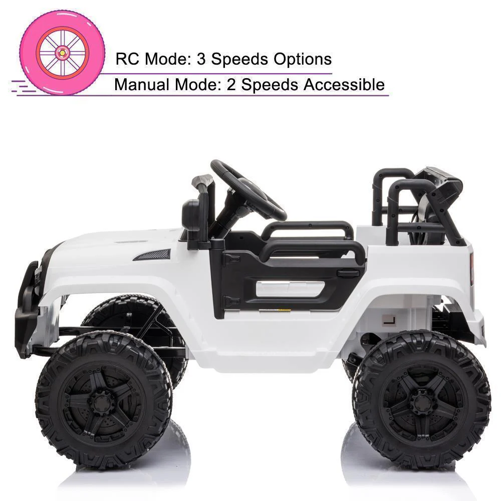 Remote Control Ride On Car Truck with 3 Speed Modes - Perfect for Christmas Fun! - Image 19