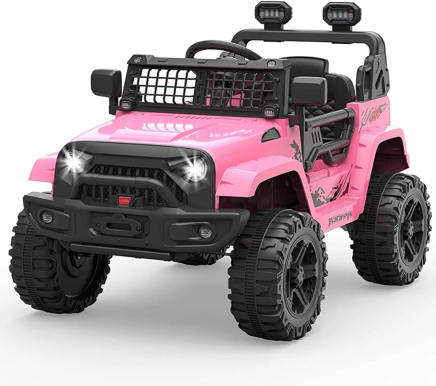Remote Control Ride-On Truck with Bluetooth, LED Lights, and 2 Speeds for Kids - Image 16