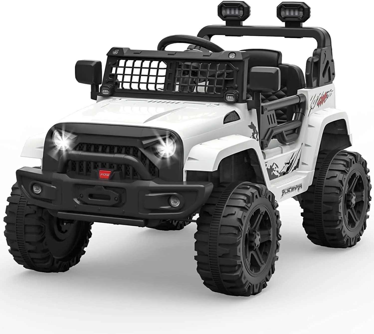 Remote Control Ride-On Truck with LED Lights and Bluetooth - Perfect Xmas Gift for Kids - Image 14
