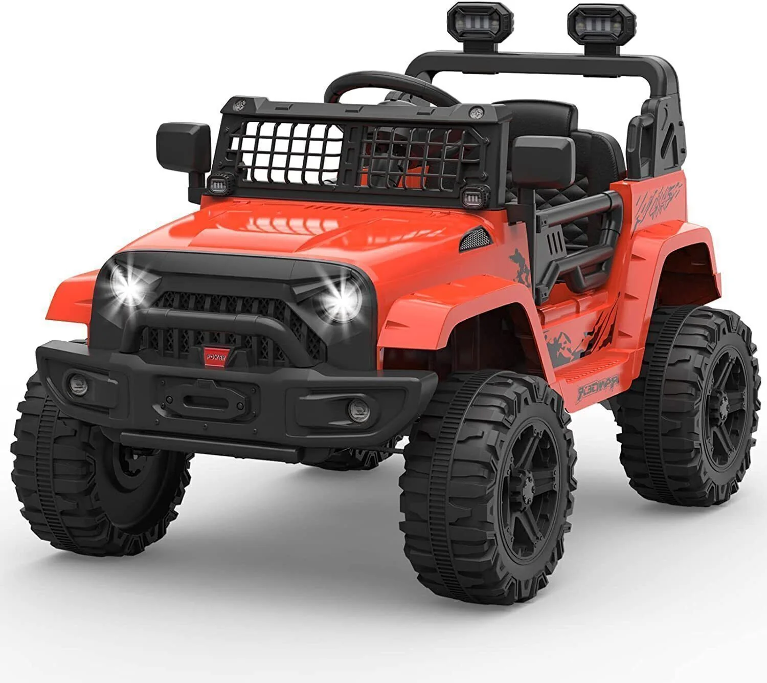 Remote Control Ride-On Truck with LED Lights and Bluetooth - Perfect Xmas Gift for Kids - Image 15