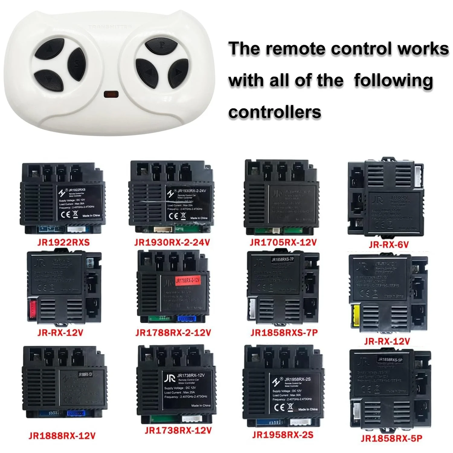 2.4G Remote Control Transmitter for Kids Ride-On Car - Image 6