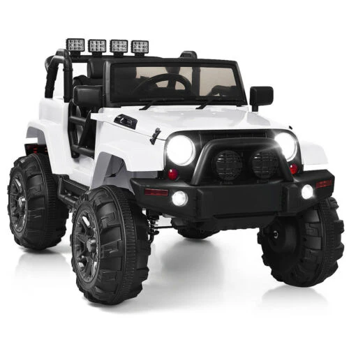 Remote-Controlled 12V Electric Kids Ride-on Truck with Parental Control