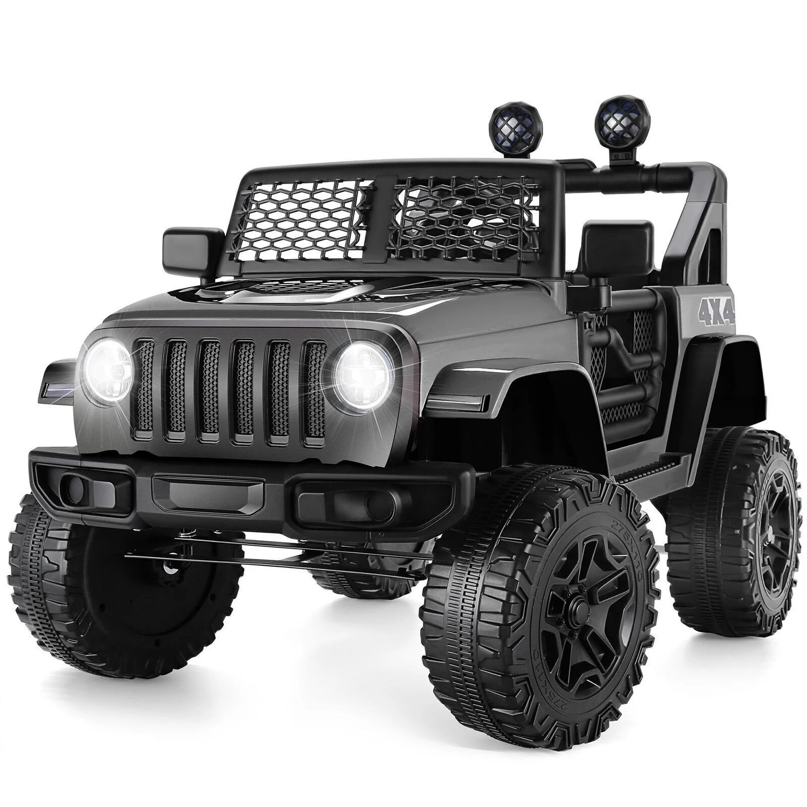 Remote Controlled 12V Ride-On Truck for Kids with Bluetooth Music Capability - Image 9
