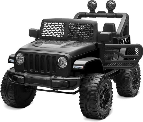 Remote-Controlled 4-Wheel Electric Ride-On Car for Kids - 12V Truck Toy - Image 2