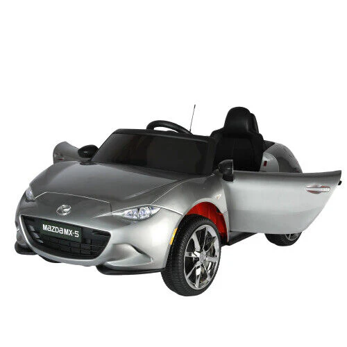 Remote-Controlled Mazda MX-5 RF 12V Ride-On Car for Kids with 2.4G Technology - Image 4