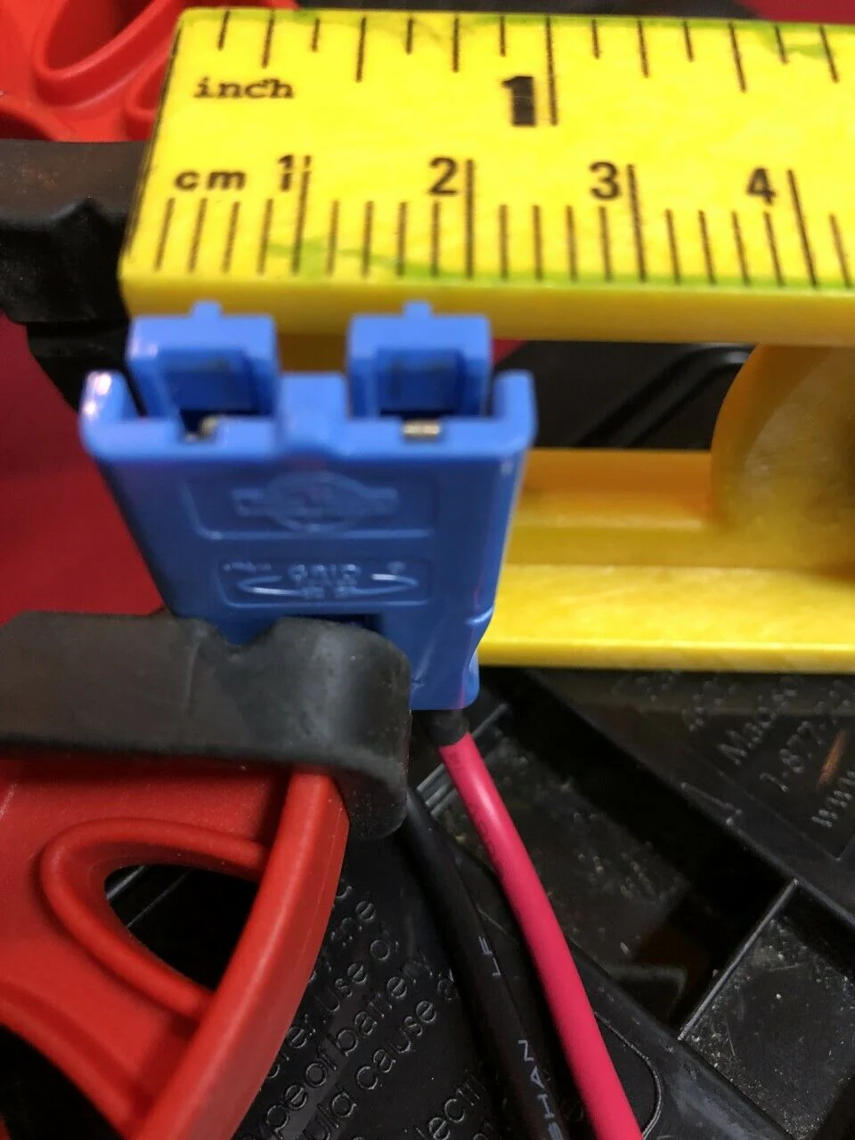 Replacement 12V Battery with Blue Grid Connector and Fuse for Kid Trax Dodge Dually Truck 3500 - Image 2