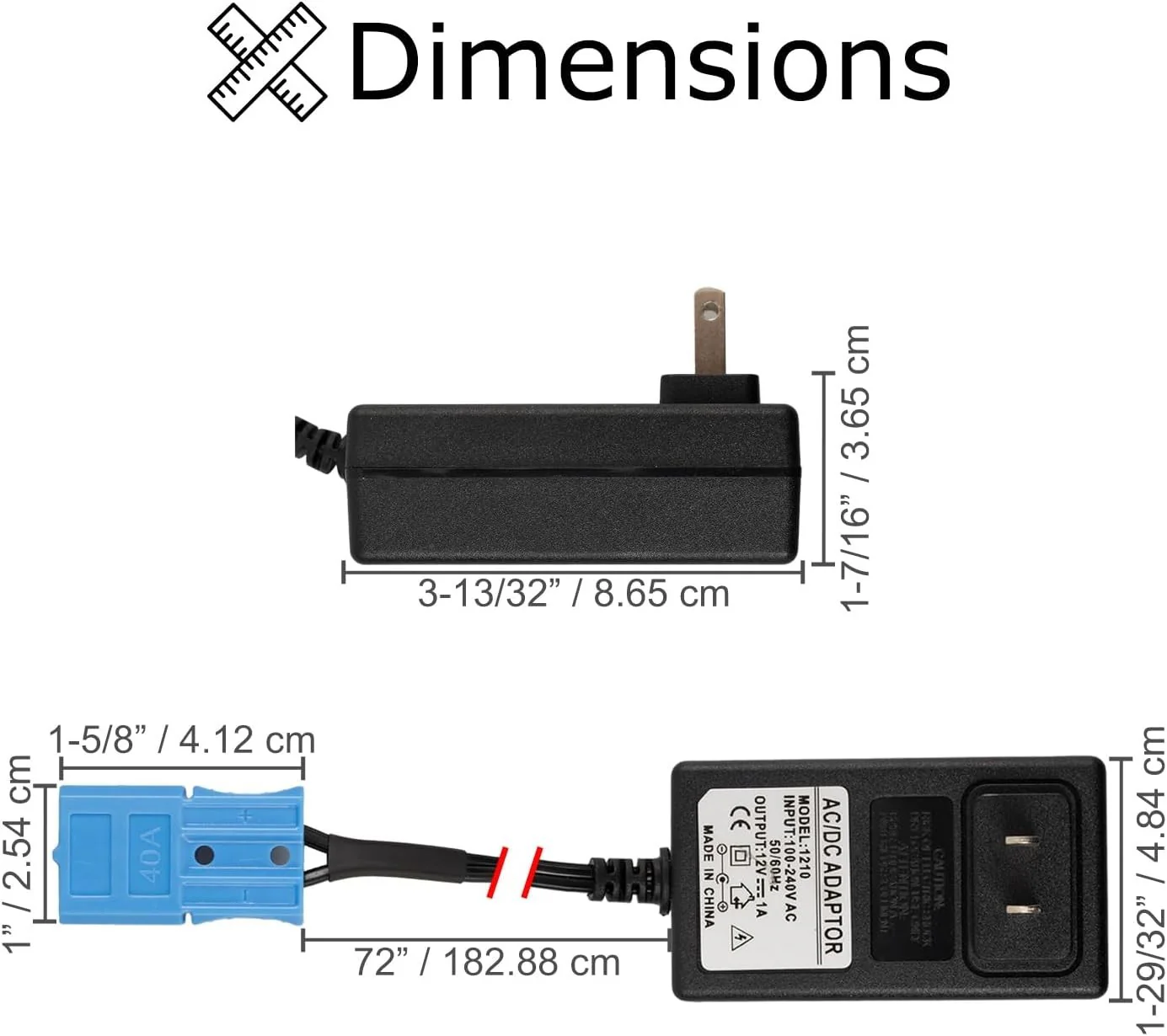 Replacement 12V Battery Charger for Kid Trax Ride-On Vehicle Lightweight and Compact - Image 5