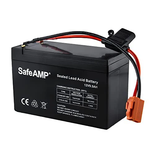 12V Replacement AA Battery with Red 2-Pin Connector for Ride-On Vehicles - Image 2