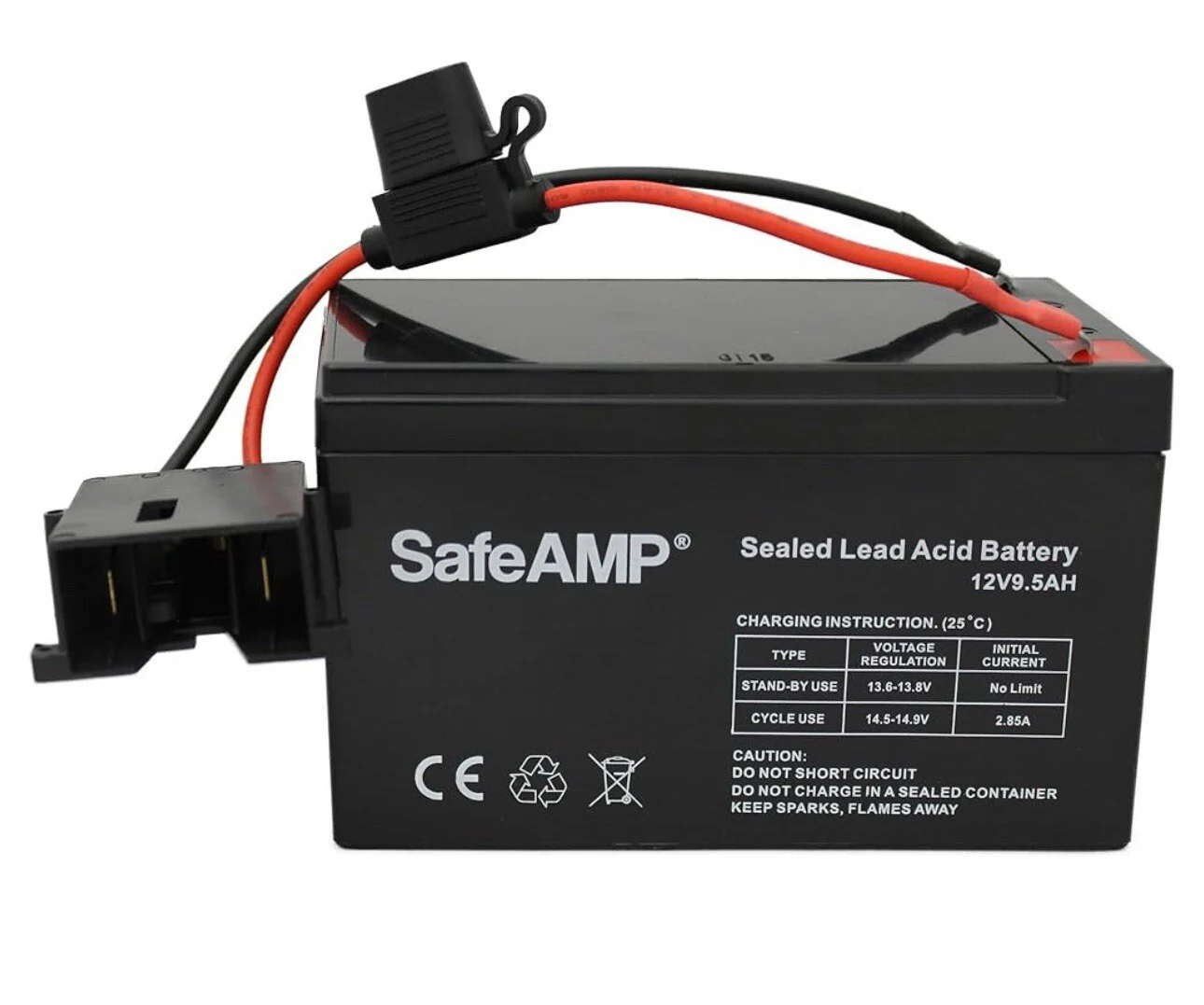 12-Volt Gray Replacement Battery for Power Wheels Ride-On Toys