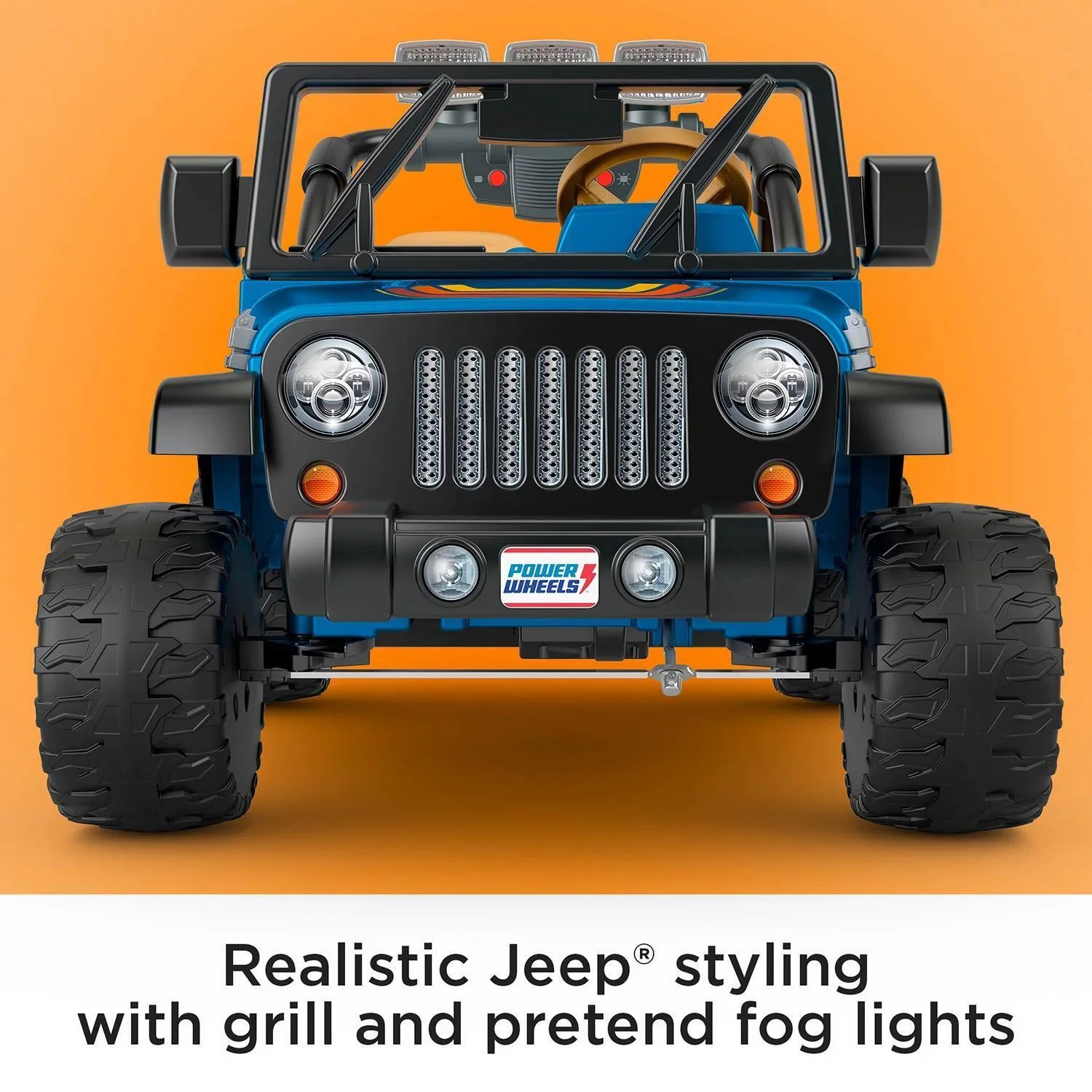 Retro Jeep Wrangler 12-Volt Ride-On by Power Wheels - Image 6