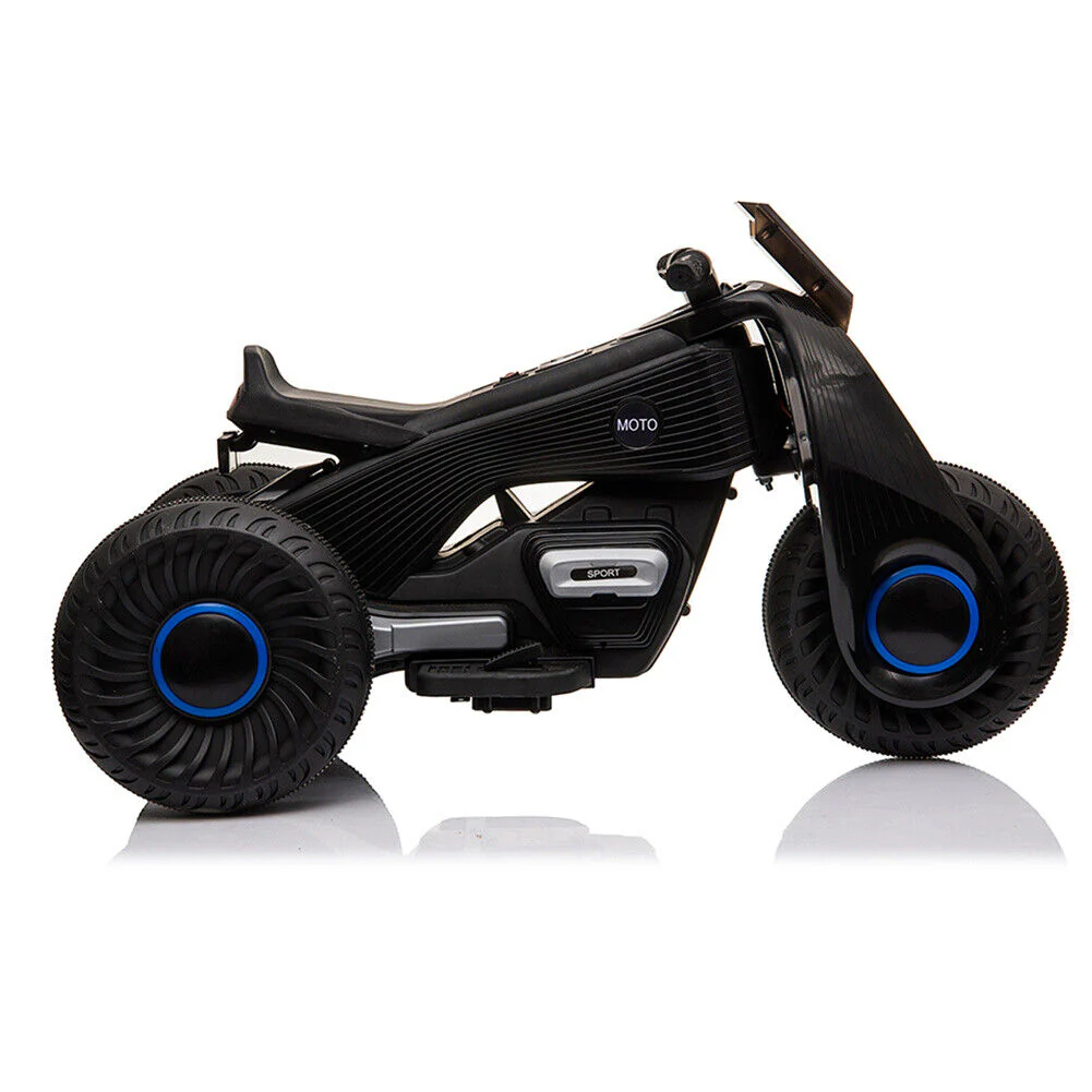 Rev Up the Fun: 6V Electric Ride-On Motor Bike for Kids with Double Drive and Music - 3 Wheels - Image 2