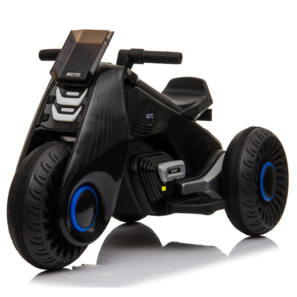 Rev Up the Fun: 6V Electric Ride-On Motor Bike for Kids with Double Drive and Music - 3 Wheels - Image 6