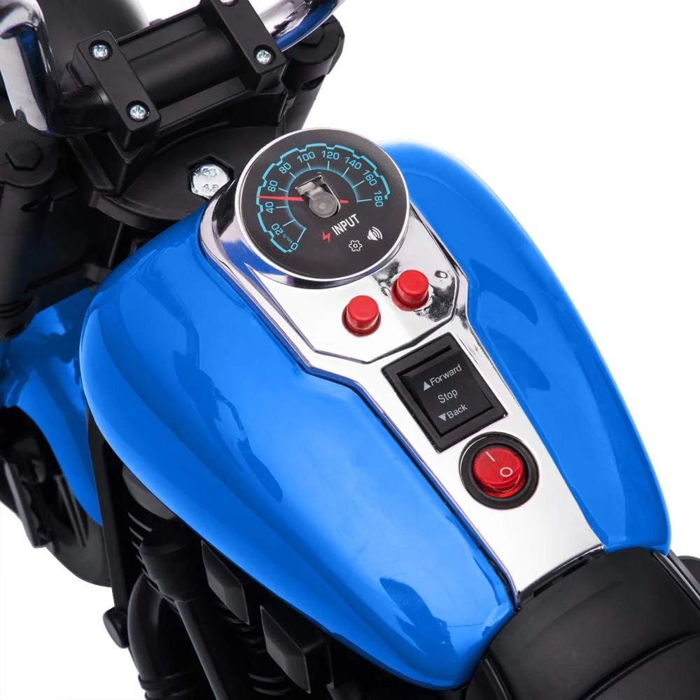 Rev Up the Fun: 6V Ride-On Motorcycle for Kids with Training Wheels - Image 3