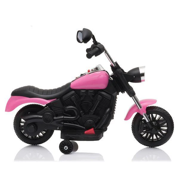 Rev Up the Fun: Electric Ride-On Motorcycle Toy with Headlights and Training Wheels for Kids - Image 4