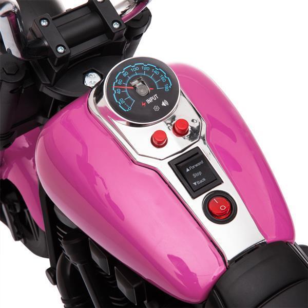 Rev Up the Fun: Electric Ride-On Motorcycle Toy with Headlights and Training Wheels for Kids - Image 6