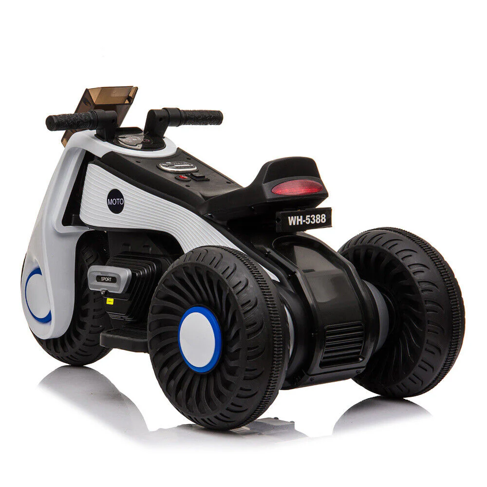 Rev Up the Fun with a 3-Wheel Double Drive Electric Motorcycle for Kids - Image 6