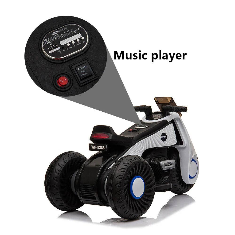 Rev Up the Fun with a 3-Wheel Double Drive Electric Motorcycle for Kids - Image 7