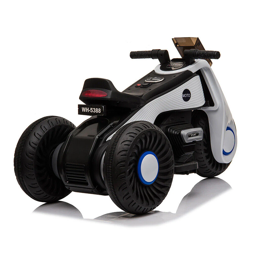 Rev Up the Fun with a 3-Wheel Double Drive Electric Motorcycle for Kids - Image 8