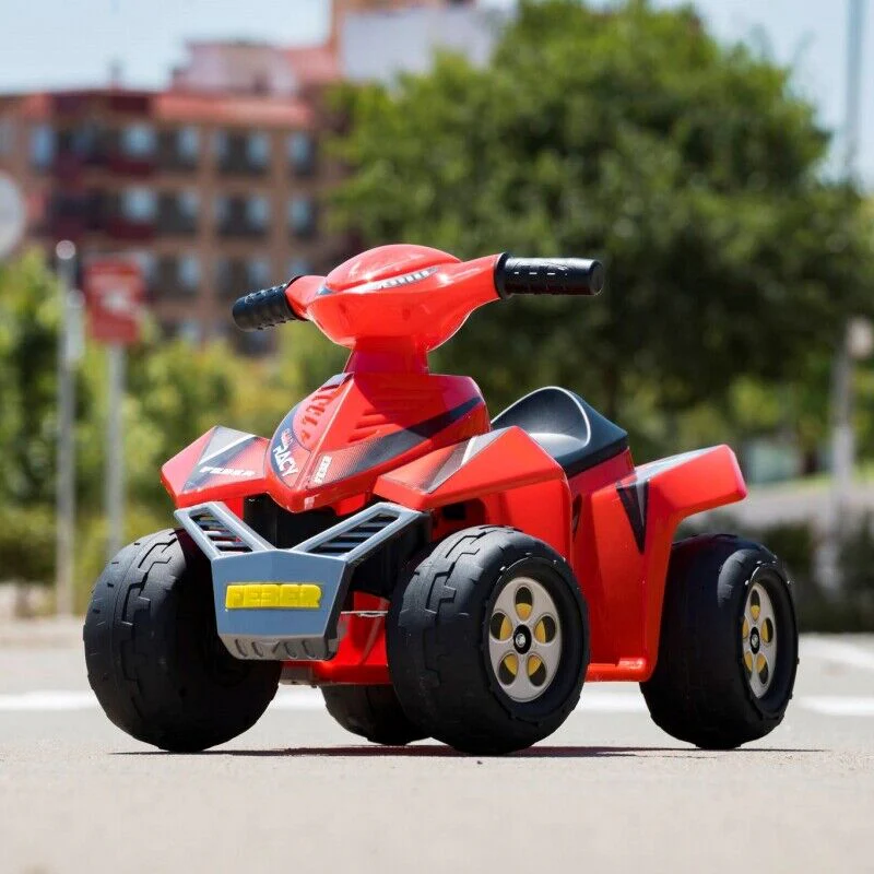 Rev Up the Fun with FEBER 6V Racy Quad Battery Ride-On - Image 2