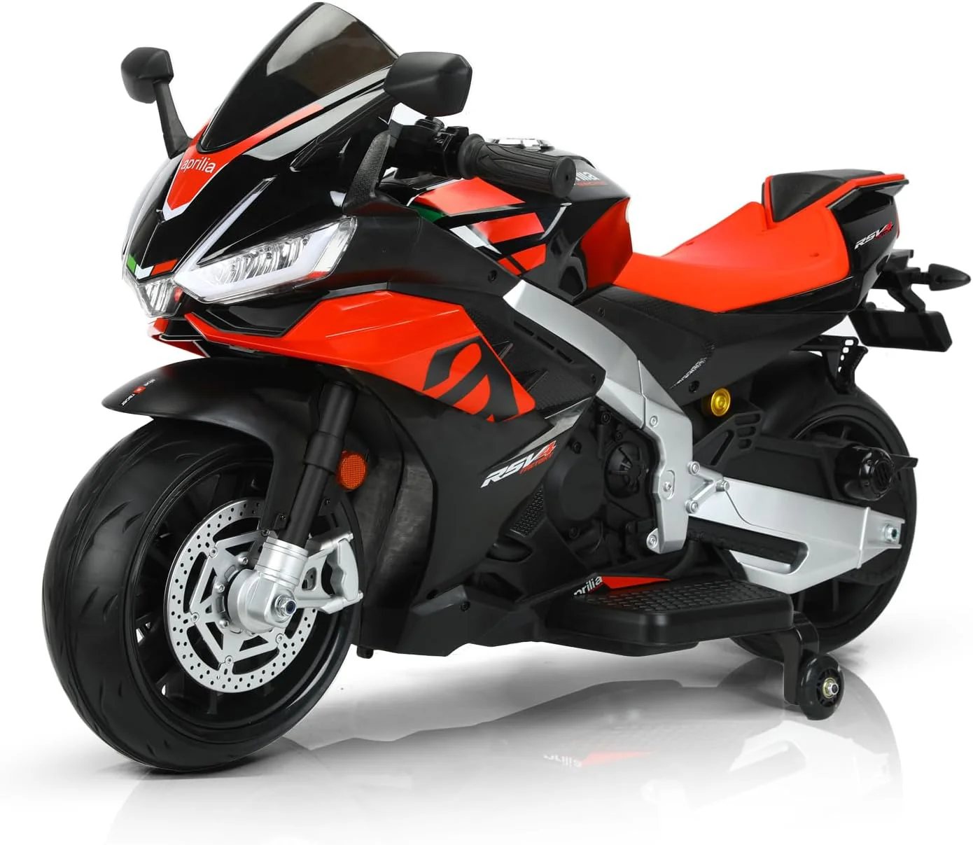 Rev Up the Fun with Our 24V Ride-On Motorcycle for Kids - Reaches Speeds of 10 MPH with Side Wheels! - Image 10